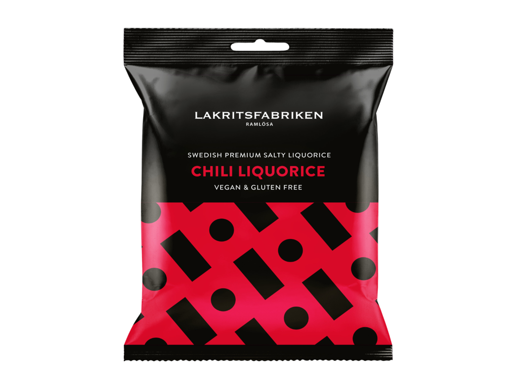 Lakritsfabriken Premium White Chililakrids, 100g
