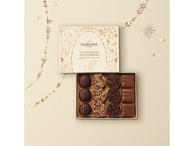 Valrhona julens 25 fyldte, 230g.