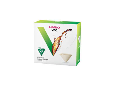 Hario Kaffefiltre 100 stk ubleget, 02