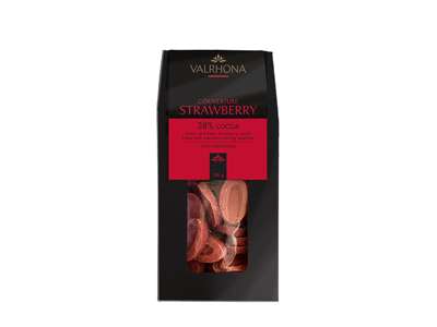 Valrhona Couverture Strawberry 38%, 200g