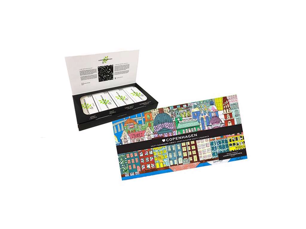 Lakritsfabriken 4PACK - Copenhagen, 160 g