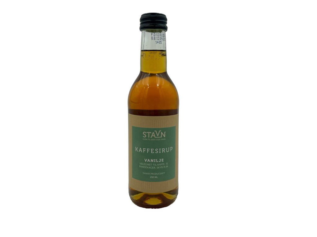 STAVN kaffesirup vanilje, 250 ml.