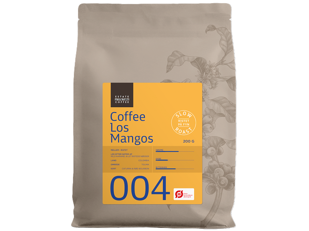 04 Estate Coffee, Los Mangos Hele bønner ØKO, 200 gr.