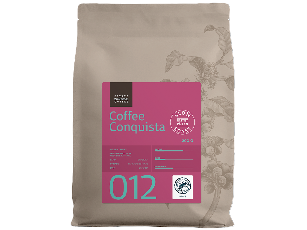 012 Estate Coffee, Conquista, Hele bønner, 200 gr.