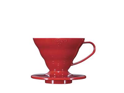 Hario Keramisk Dripper V60 Rød, 01