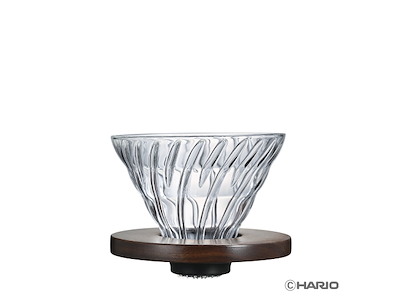 Hario Glas & Valnødtræ, Dripper, 02