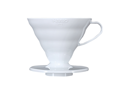 Hario Plastik Dripper V60 Hvid, 02
